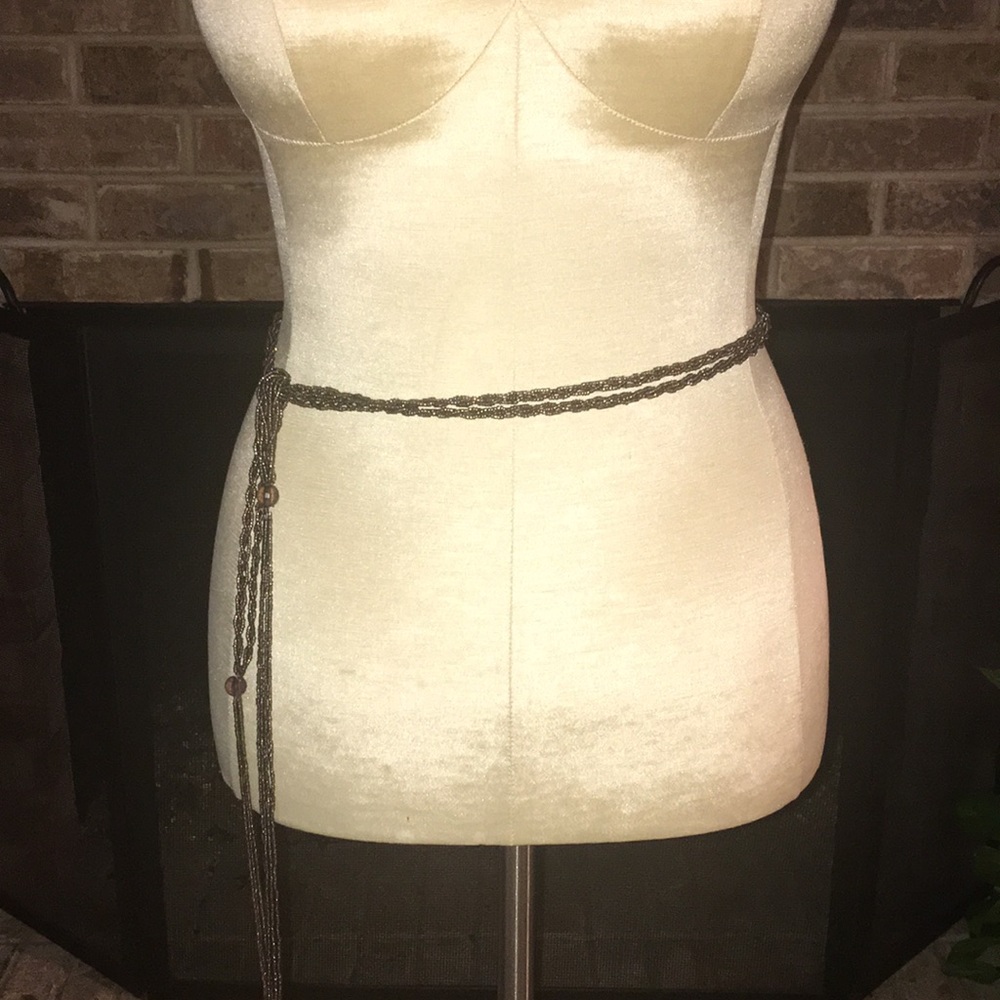 Lane Bryant braided bead belt -14/20